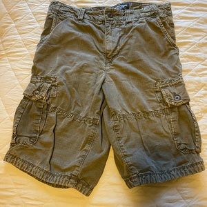 Olive Color Vintage American Eagle Shorts